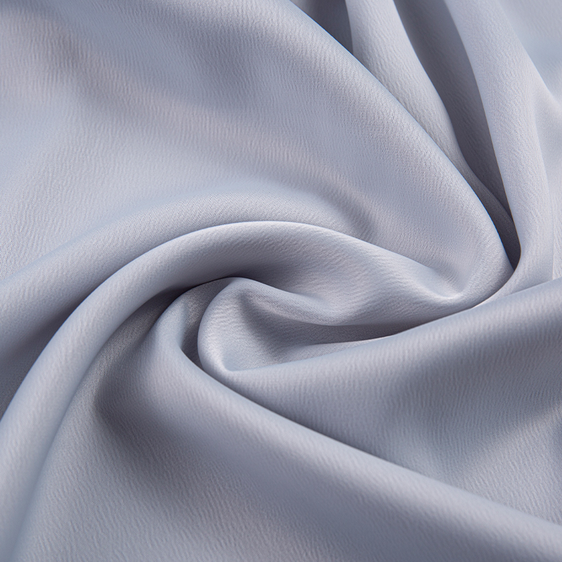 HY228 190GSM Ant Crepe Satin, Cămașă de rochie din mătase furnică medie, țesătură gri fashion