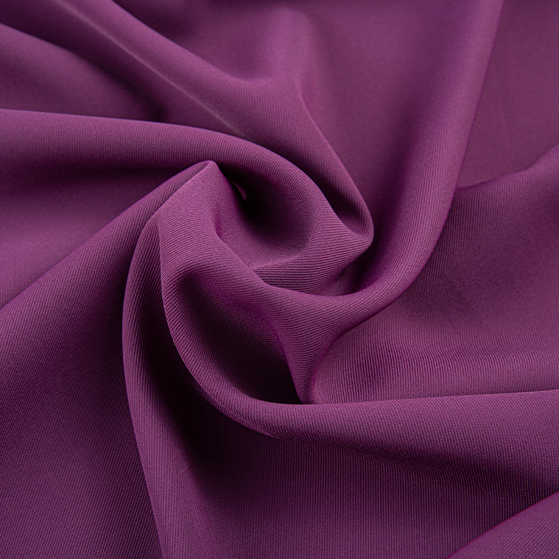 HY325 260GSM Purple SPH Morgan țesătură de mătase pentru modă high-end și pantaloni ușoare de lux