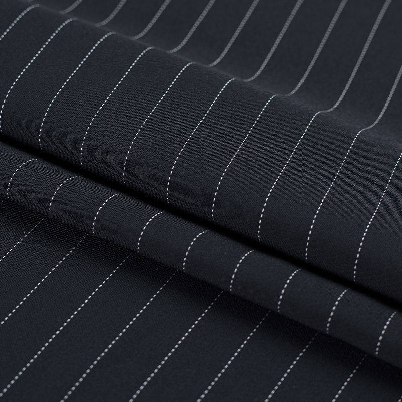 DS52(HY129) 236GSM 99%P 1% Rayon CEY Rayon Stripe Tesaturi CEY