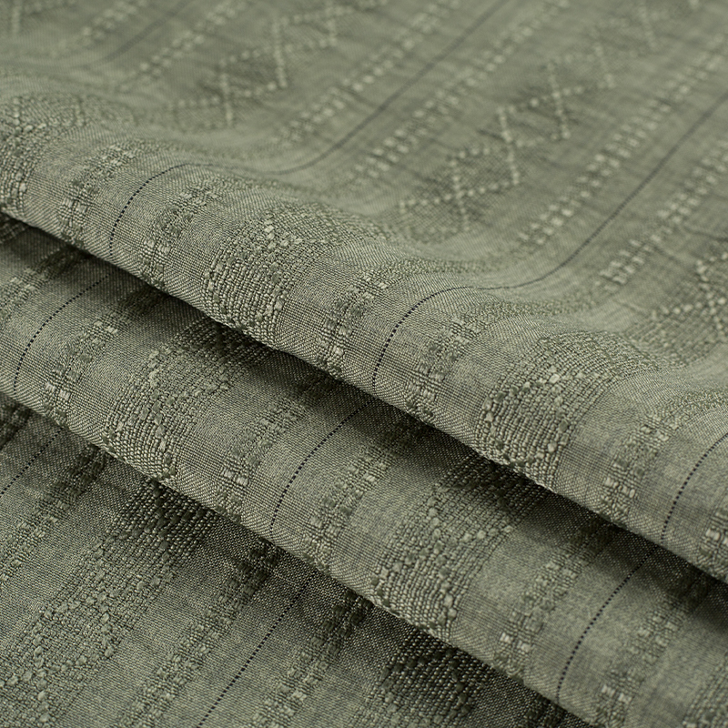 HY556-Negru 136GSM 100%P Black Diamond Stripe Lyocell Fabric